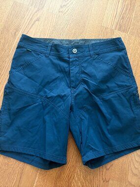 Mens Kuhl Renegade Cargo Lightweight Navy Shorts Size 33